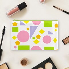 Spring Geometrics Cosmetic Bag (Medium) from ArtsNow.com Front