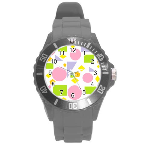 Spring Geometrics Plastic Sport Watch (Large) from ArtsNow.com Front