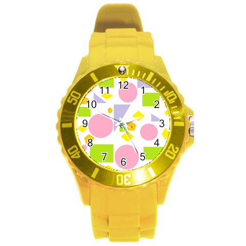 Spring Geometrics Plastic Sport Watch (Large) from ArtsNow.com Front