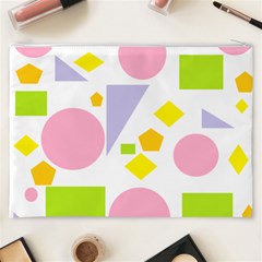 Spring Geometrics Cosmetic Bag (XXXL) from ArtsNow.com Back