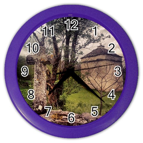 Toulongergues2 Wall Clock (Color) from ArtsNow.com Front