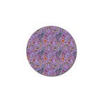 Purple Paisley Golf Ball Marker 10 Pack