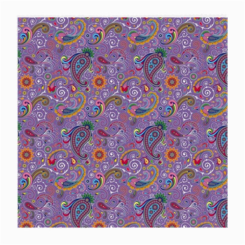 Purple Paisley Glasses Cloth (Medium, Two Sided) from ArtsNow.com Front