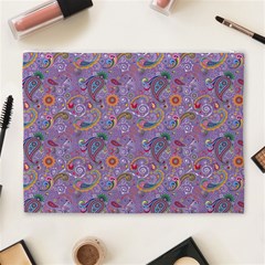 Purple Paisley Cosmetic Bag (XL) from ArtsNow.com Back