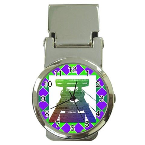 Mine Money Clip with Watch from ArtsNow.com Front