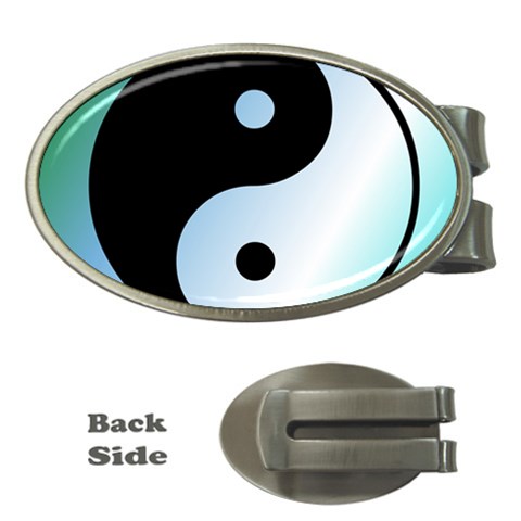 Ying Yang  Money Clip (Oval) from ArtsNow.com Front