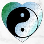 Ying Yang  Jigsaw Puzzle (Heart)