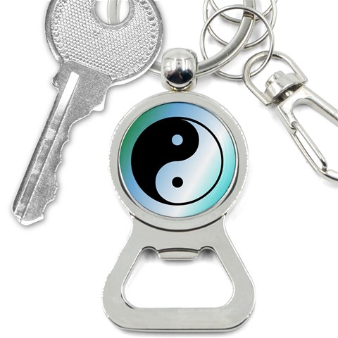 Ying Yang  Bottle Opener Key Chain from ArtsNow.com Front