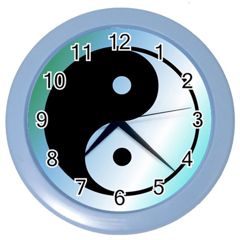 Ying Yang  Wall Clock (Color) from ArtsNow.com Front