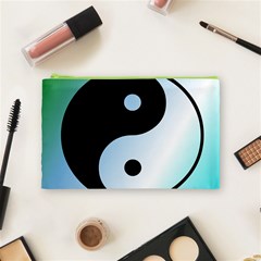 Ying Yang  Cosmetic Bag (Medium) from ArtsNow.com Front