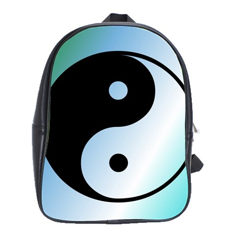 Ying Yang  School Bag (Large) from ArtsNow.com Front