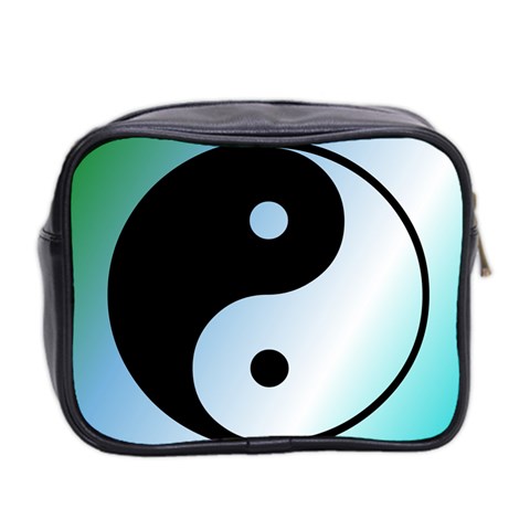 Ying Yang  Mini Travel Toiletry Bag (Two Sides) from ArtsNow.com Back