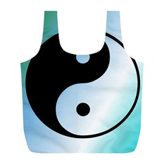 Ying Yang  Reusable Bag (L) from ArtsNow.com Front