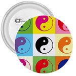 Ying Yang   3  Button