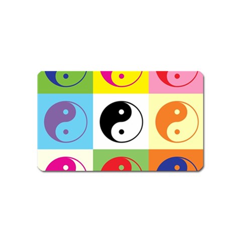 Ying Yang   Magnet (Name Card) from ArtsNow.com Front