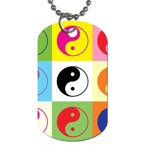 Ying Yang   Dog Tag (One Sided) from ArtsNow.com Front