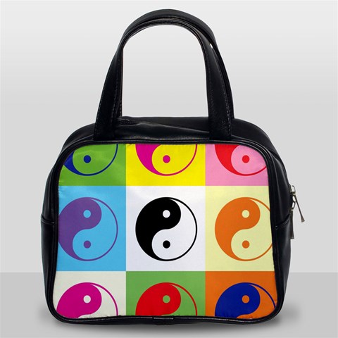 Ying Yang   Classic Handbag (Two Sides) from ArtsNow.com Front