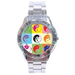 Ying Yang   Stainless Steel Watch