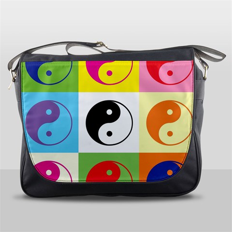 Ying Yang   Messenger Bag from ArtsNow.com Front