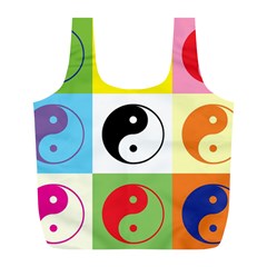 Ying Yang   Reusable Bag (L) from ArtsNow.com Front