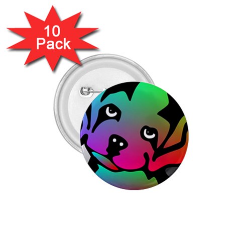 Dog 1.75  Button (10 pack) from ArtsNow.com Front