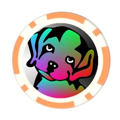 Dog Poker Chip from ArtsNow.com Front