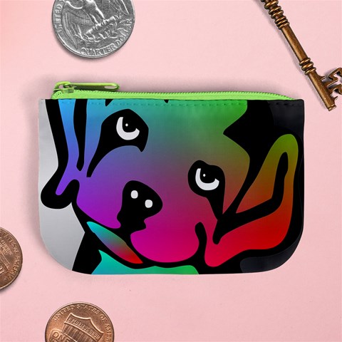 Dog Coin Change Purse from ArtsNow.com Front