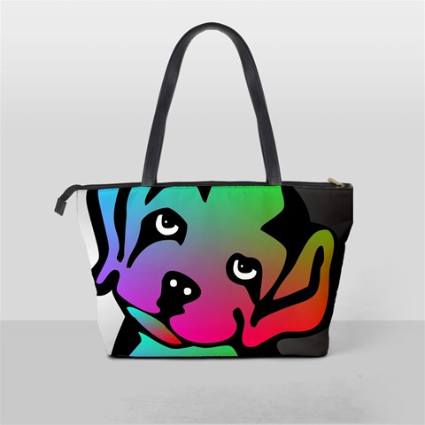 Dog Large Shoulder Bag from ArtsNow.com Back