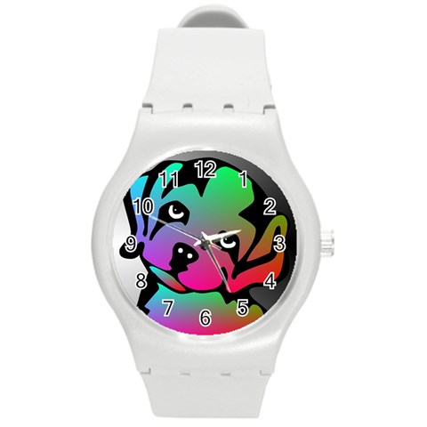 Dog Plastic Sport Watch (Medium) from ArtsNow.com Front