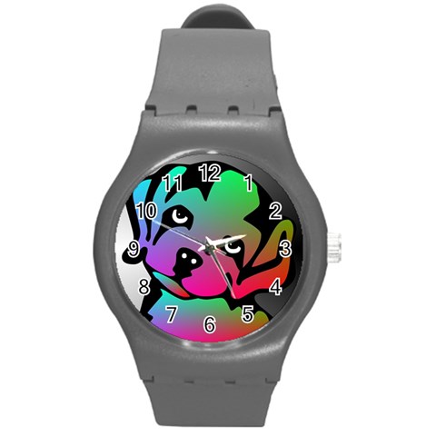 Dog Plastic Sport Watch (Medium) from ArtsNow.com Front