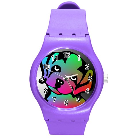 Dog Plastic Sport Watch (Medium) from ArtsNow.com Front