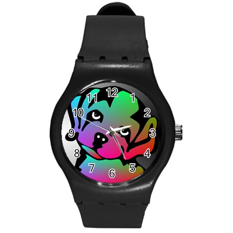 Dog Plastic Sport Watch (Medium) from ArtsNow.com Front