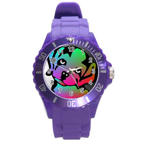 Dog Plastic Sport Watch (Large) from ArtsNow.com Front