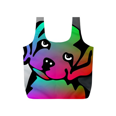 Dog Reusable Bag (S) from ArtsNow.com Back