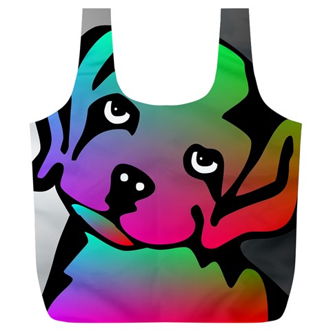 Dog Reusable Bag (XL) from ArtsNow.com Front