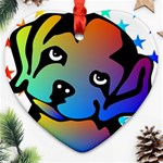 Dog Heart Ornament