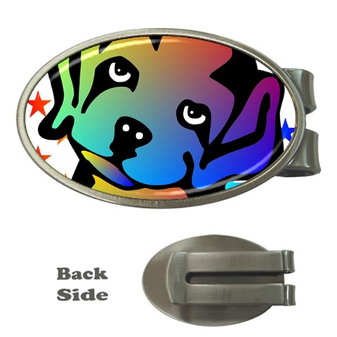 Dog Money Clip (Oval) from ArtsNow.com Front