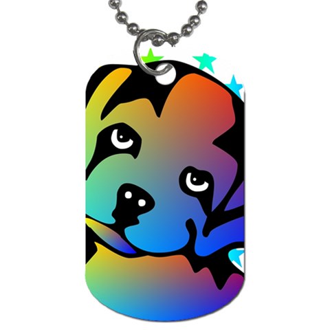 Dog Dog Tag (One Sided) from ArtsNow.com Front