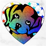 Dog Jigsaw Puzzle (Heart)