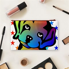 Dog Cosmetic Bag (Medium) from ArtsNow.com Back