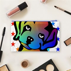 Dog Cosmetic Bag (Medium) from ArtsNow.com Back