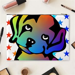 Dog Cosmetic Bag (XL) from ArtsNow.com Back