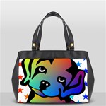 Dog Oversize Office Handbag (One Side)