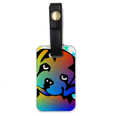 Dog Luggage Tag (One Side) from ArtsNow.com Front