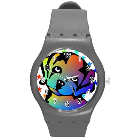 Dog Plastic Sport Watch (Medium) from ArtsNow.com Front