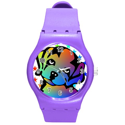 Dog Plastic Sport Watch (Medium) from ArtsNow.com Front