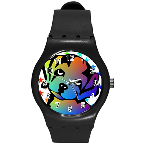 Dog Plastic Sport Watch (Medium) from ArtsNow.com Front