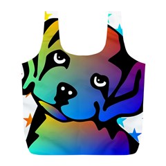 Dog Reusable Bag (L) from ArtsNow.com Front