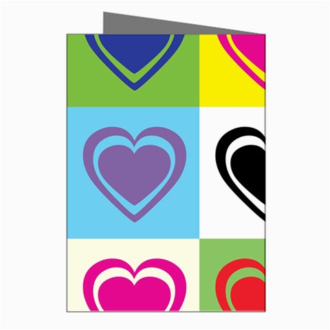 Hearts Greeting Card (8 Pack) from ArtsNow.com Right