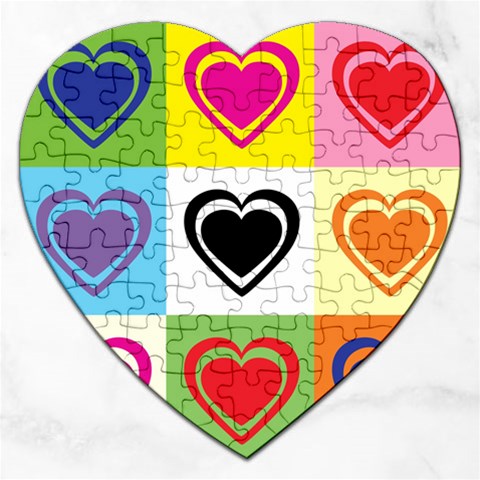 Hearts Jigsaw Puzzle (Heart) from ArtsNow.com Front